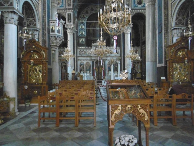 Interieur van de Orthodoxe kerk